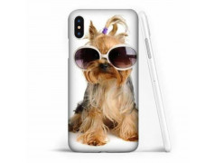 Coque souple FUNNY DOG en gel iPhone XS