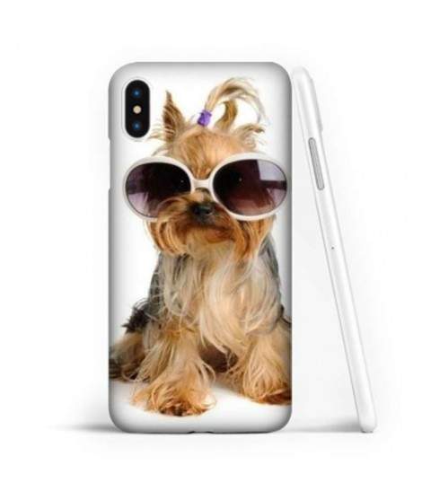 Coque souple FUNNY DOG en gel iPhone XS