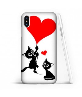 Coque souple LOVE CAT en gel iPhone XR