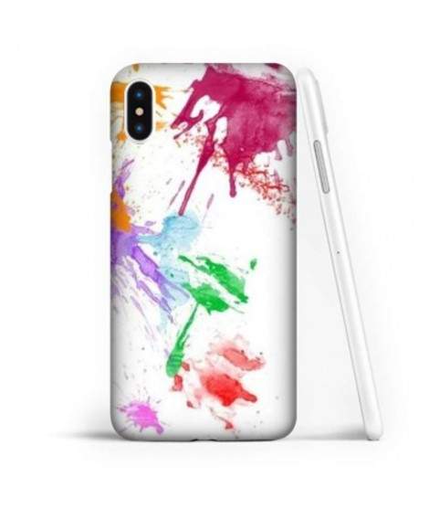 Coque souple PAINTING en gel iPhone XS