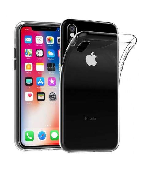 Coque TRANSPARENTE souple en gel iPhone X/XS