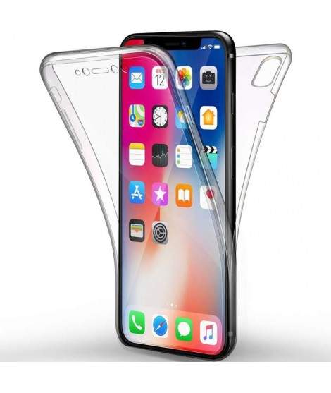 Coque 360 integrale en gel iPhone X/XS