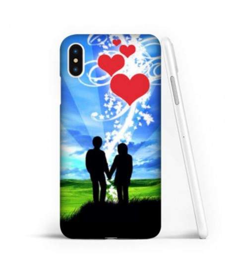 Coque souple YOU AND ME en gel iPhone XS