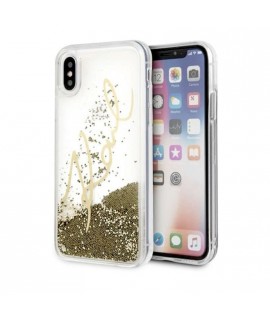 Coque liquide Karl Lagerfeld pour iPhone X / XS