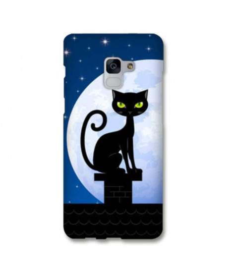 Coque Souple NIGHT CAT en gel pour SAMSUNG GALAXY J6 2018