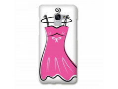 Coque Souple PETITE ROBE ROSE en gel SAMSUNG GALAXY A6 2018