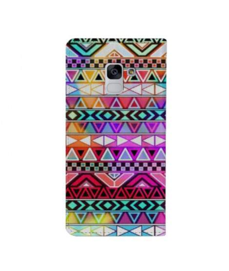 Etui rabattable portefeuille AZTEQUE 2 pour SAMSUNG GALAXY J6 2018