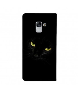 Etui rabattable portefeuille BLACK CAT pour SAMSUNG GALAXY J6 2018