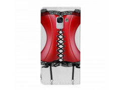 Etui rabattable portefeuille BUSTIER pour SAMSUNG GALAXY J6 2018