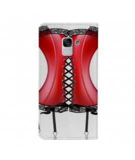 Etui rabattable portefeuille BUSTIER pour SAMSUNG GALAXY J6 2018