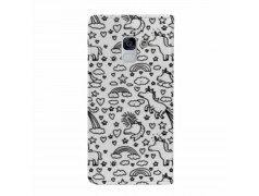 Etui rabattable portefeuille LICORNE 3 pour SAMSUNG GALAXY J6 2018