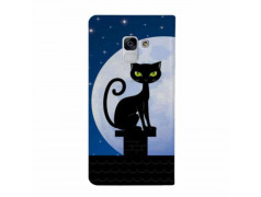 Etui rabattable portefeuille NIGHT CAT pour SAMSUNG GALAXY J6 2018