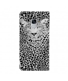 Etui rabattable portefeuille LEOPARD pour SAMSUNG GALAXY J6 2018