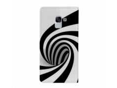 Etui rabattable portefeuille SPIRALE pour SAMSUNG GALAXY J6 2018