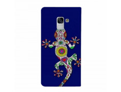 Etui rabattable portefeuille SALAMANDRE BLEUE pour SAMSUNG GALAXY J6 2018