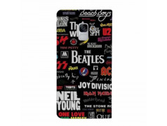 Etui rabattable portefeuille ROCK 'N' ROLL pour SAMSUNG GALAXY J6 2018