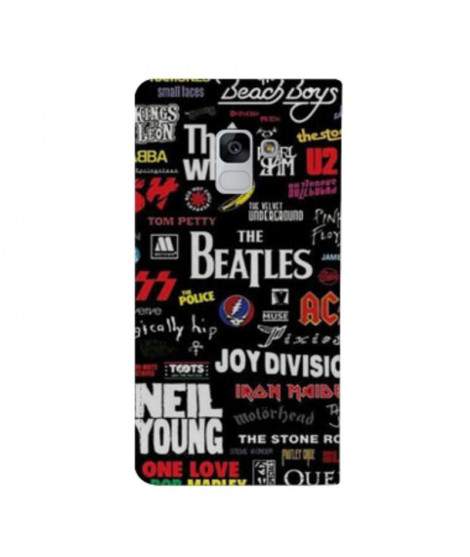 Etui rabattable portefeuille ROCK 'N' ROLL pour SAMSUNG GALAXY J6 2018