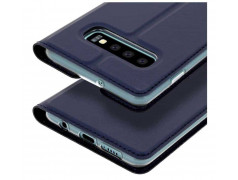 Etui portefeuille magnetique Bleu Marine SAMSUNG GALAXY S10