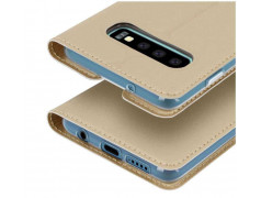 Etui portefeuille magnetique OR SAMSUNG GALAXY S10+