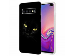 Coque Souple BLACK CAT en gel  pour SAMSUNG GALAXY S10