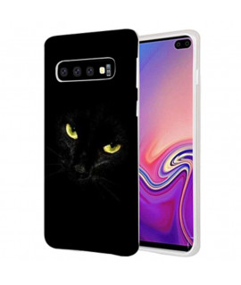 Coque Souple BLACK CAT en gel  pour SAMSUNG GALAXY S10