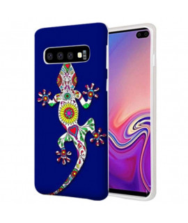 Coque Souple  en gel SALAMANDRE BLEUE pour SAMSUNG GALAXY S10