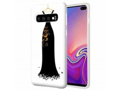 Coque Souple ROBE NOIRE en gel pour SAMSUNG GALAXY S10