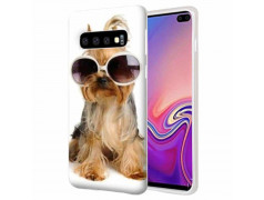 Coque Souple FUNNY DOG en gel pour SAMSUNG GALAXY S10