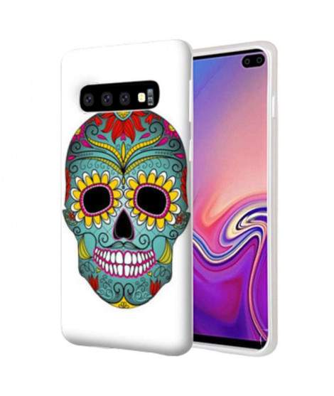 Coque Souple MEXICAN SKULL en gel pour SAMSUNG GALAXY S10