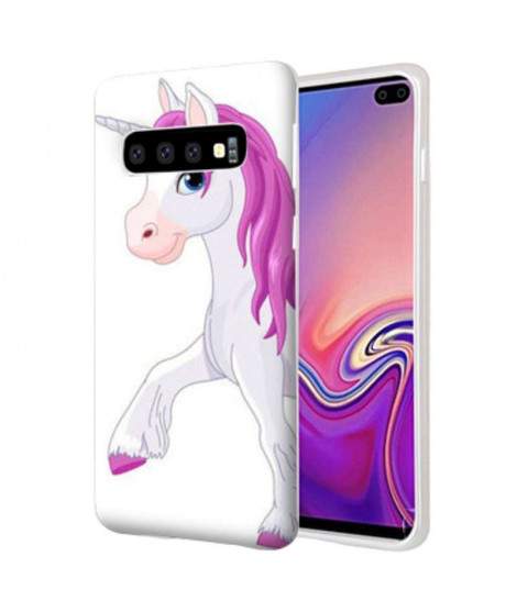 coque samsung a40 licorne rose