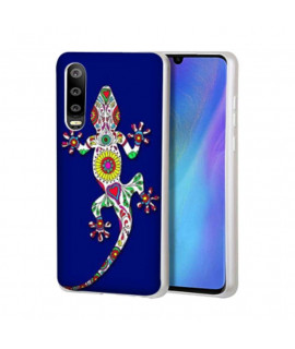 Coque Souple  en gel SALAMANDRE BLEUE pour SAMSUNG GALAXY A50