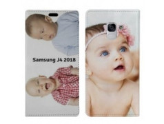 Etuis  Recto / Verso PERSONNALISES pour Samsung J4 2018