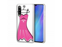 Coque Souple PETITE ROBE ROSE en gel SAMSUNG GALAXY A70