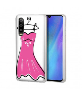 Coque Souple PETITE ROBE ROSE en gel SAMSUNG GALAXY A70