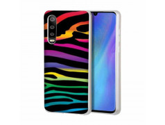 Coque Souple ZEBRE ARCENCIEL en gel SAMSUNG GALAXY A70