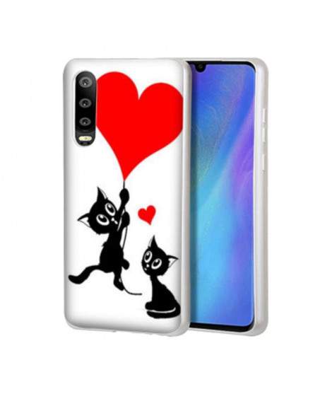 Coque Souple LOVE CATS en gel SAMSUNG GALAXY A70