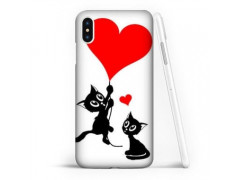 Coque souple love cat  en gel Samsung Galaxy A10