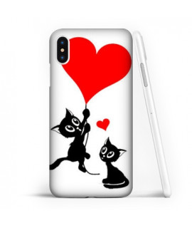 Coque souple love cat  en gel Samsung Galaxy A10