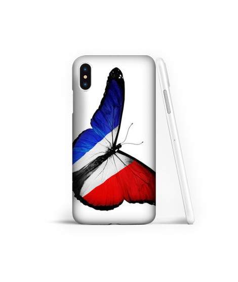 Coque souple papillon francais  en gel Samsung Galaxy A10