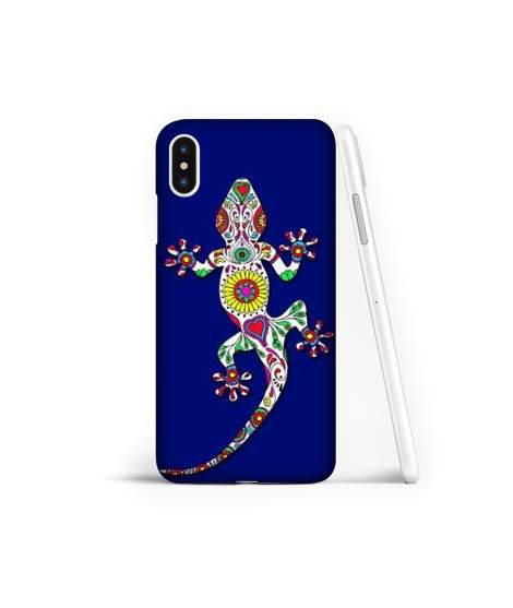 Coque souple salamandre bleue gel Samsung Galaxy A10