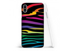 Coque souple zebre arc en ciel   gel Samsung Galaxy A10