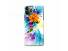 Coque silicone fleur pour iPhone 11