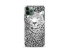 Coque silicone leopard black pour iPhone 11