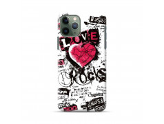 Coque silicone  love rock pour iPhone 11