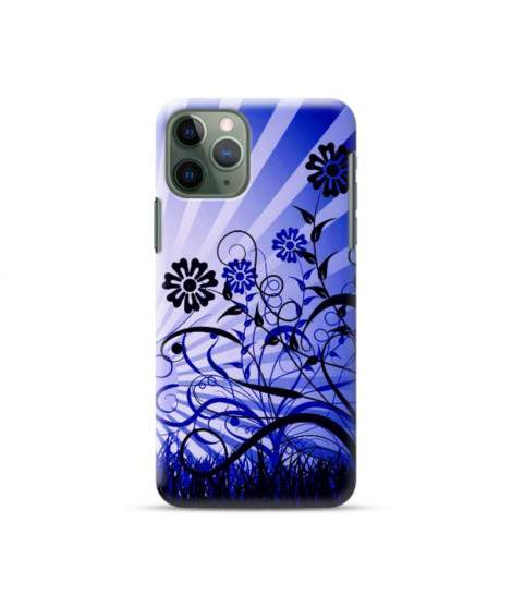 Coque silicone  couche soleil bleu iPhone 11 Pro