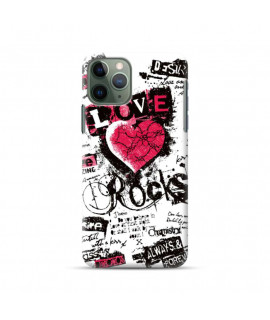 Coque silicone  love rock pour iPhone 11 Pro