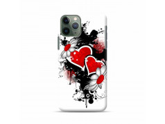Coque silicone  coeur iPhone 11 Pro Max