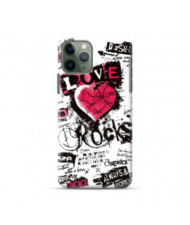 Coque silicone  love rock iPhone 11 Pro Max