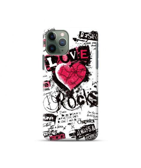 Coque silicone  love rock iPhone 11 Pro Max