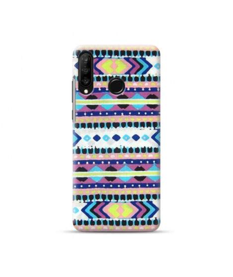 Coque souple azteque  en gel pour HUAWEI P30 Lite